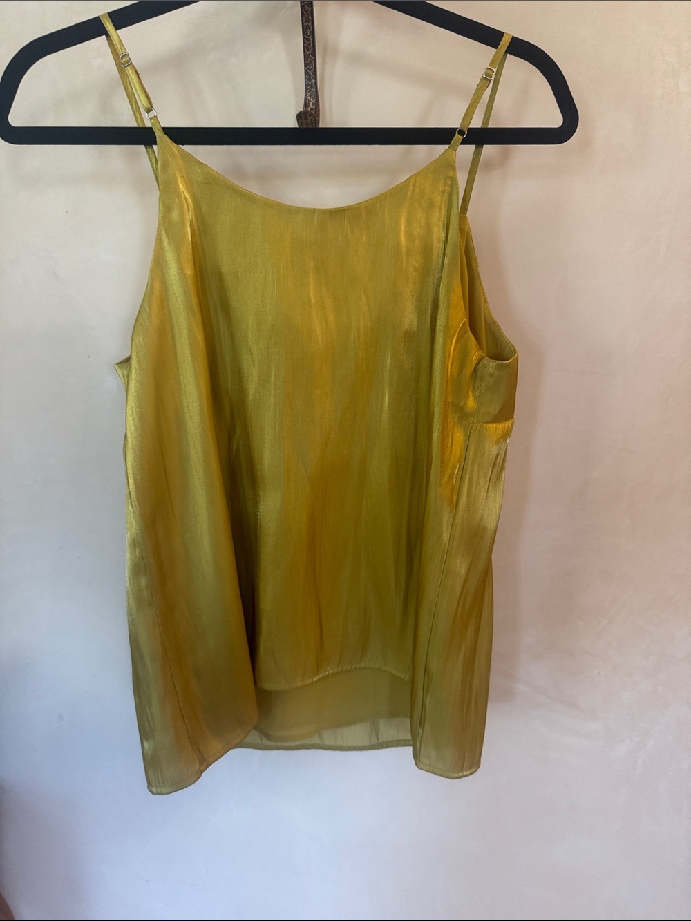 a new day Gold Satin V-Neck Cami with Spaghetti Straps - Picture 5 of 5